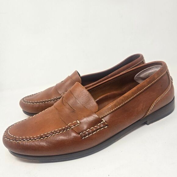 NATTY BEAU Men’s Penny Loafer Oxfords Leather Dress Shoes Sz 12‎ M main image 5